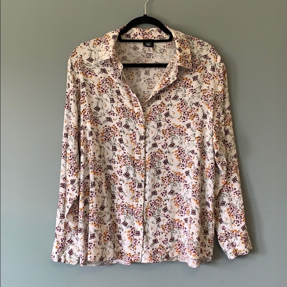 🌈 3/12 Floral Button-Down